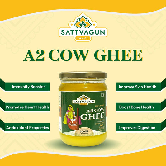 The Golden Elixir: Discover the Health Benefits of A2 Cow Ghee for Better Digestion and Wellness